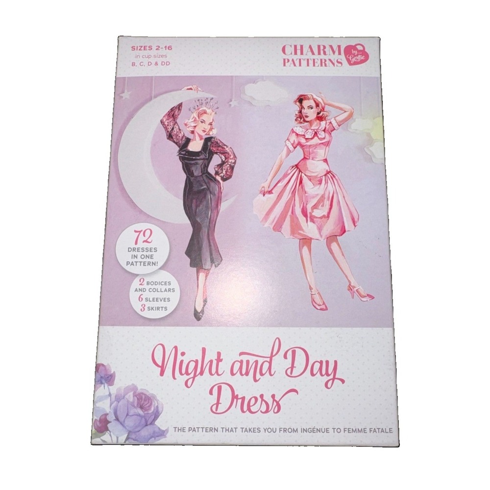 Charm Patterns by Gertie (Gretchen Hirsch) 72 In 1 Dress Pattern MCM Night & Day